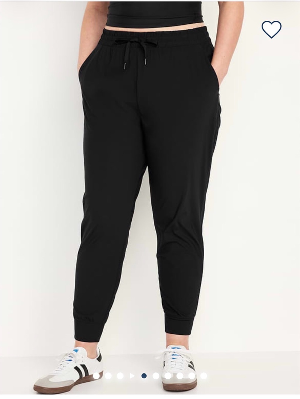 Old Navy High Waisted SleekTech Jogger Pants XXL Tall Black